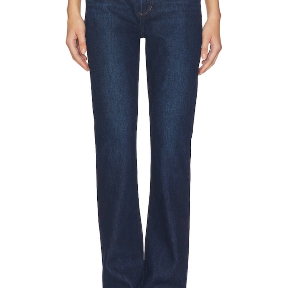 Favorite Daughter Dark Blue Straight Leg Jeans